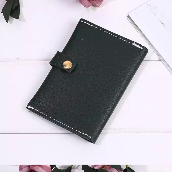 🛍 Elephant Wallet Card Holder Vinyl Faux Leather - Picture 3 of 8